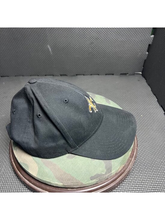 New Orleans Saints Kids Adjustable Cap Black NFL 47 Brand Embroidered Logo Cotto - Picture 4 of 5